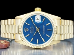 Rolex Datejust 31 Blu Oro President 68278 